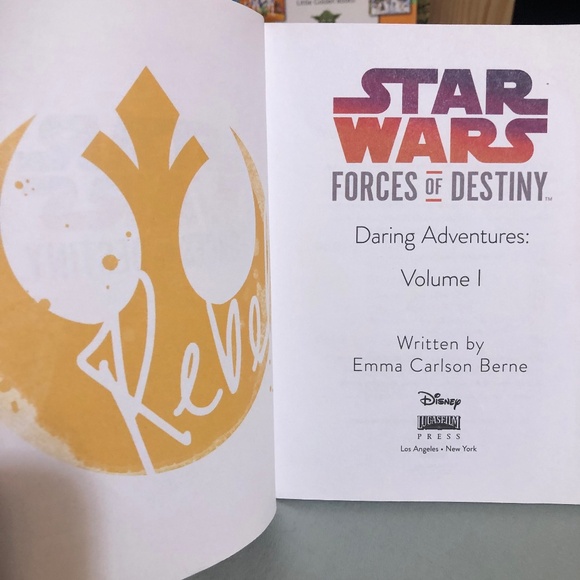 2 Star Wars Books Little Golden Book the Empire Strikes Back & Forces of Destiny - Picture 3 of 7